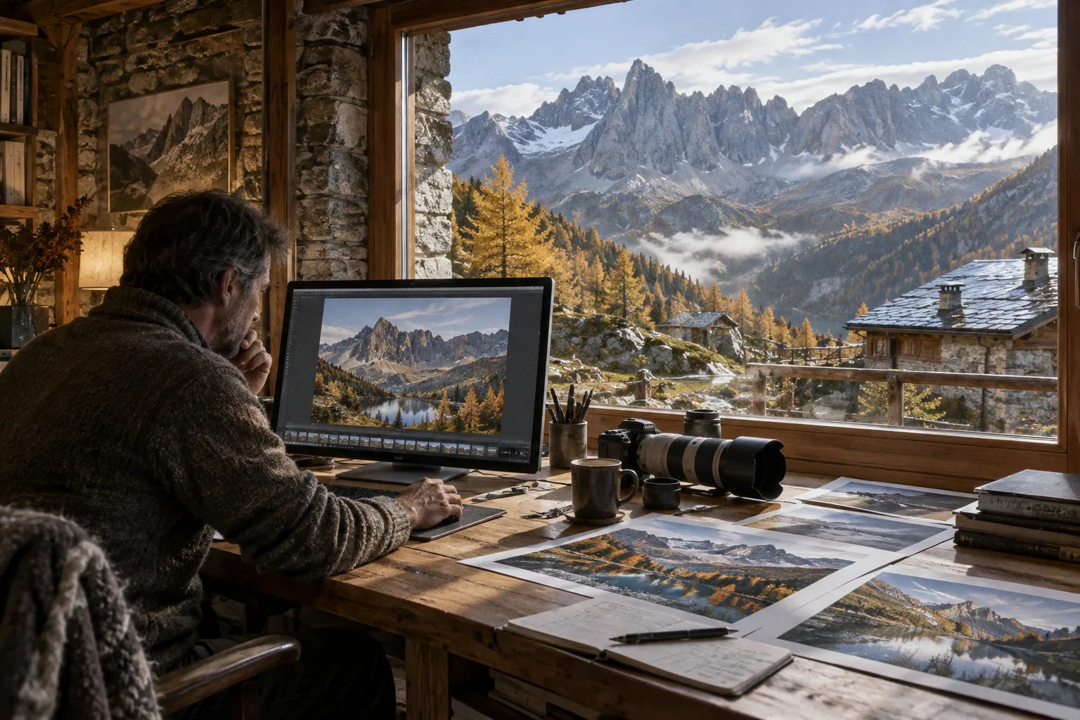 Étalonnage couleur : le défi du tirage pour les paysages alpins