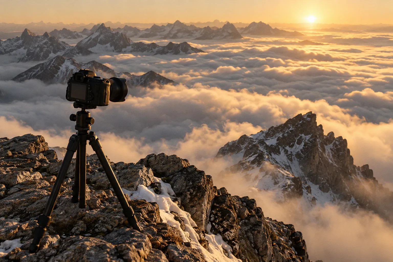 Mer de nuages en montagne : mes réglages pour éviter le surexposé