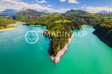 Photographies aériennes drone Lac de Monteynard