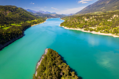 Lac-de-Monteynard-Savel-Matheysine-photographie-aerienne-drone-©-Brieuc-Coessens-ImaginAlp_Photographe-realisation-video-drone-Alpes-Isere-5